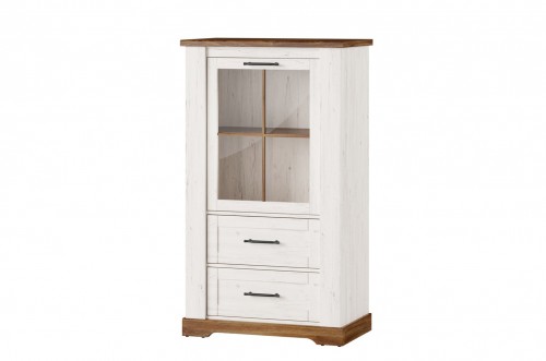 Вітрина COUNTRY 14 SZYNAKA дуб стирлінг/сосна андерсен